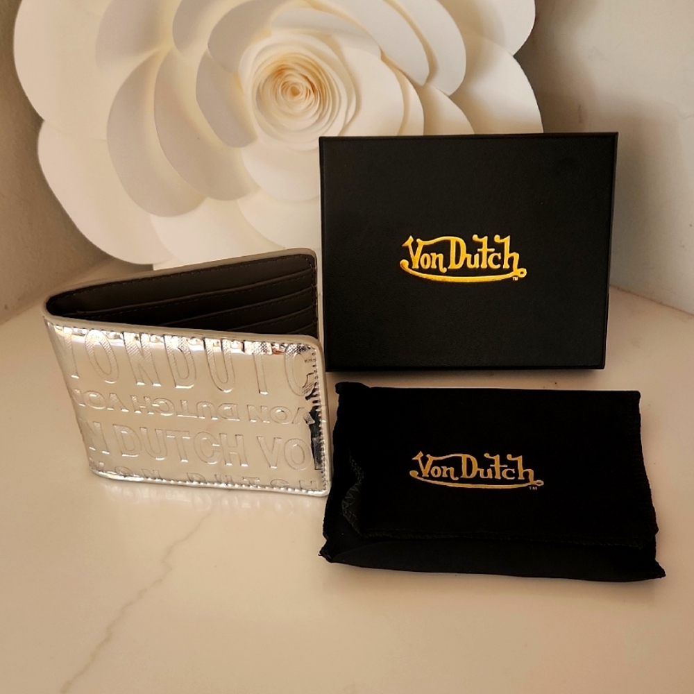 Von Dutch Silver Wallet